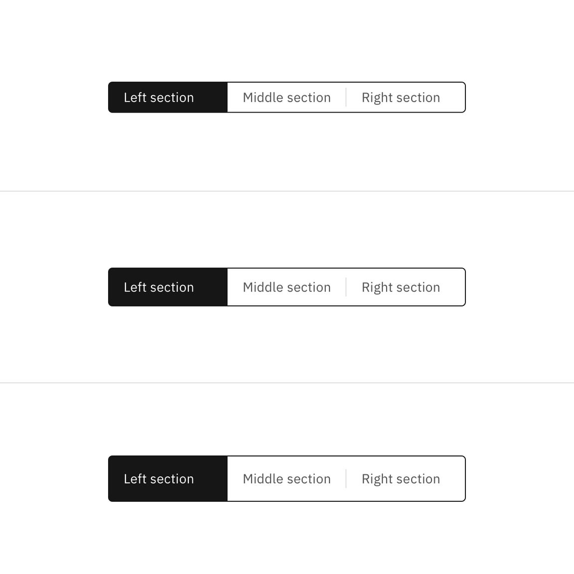 Height options for content switcher